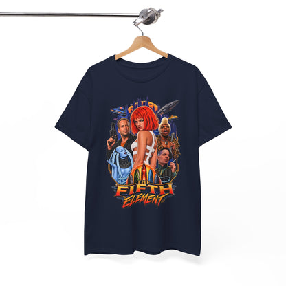 Retro Sci-Fi Character Collage Graphic Tee