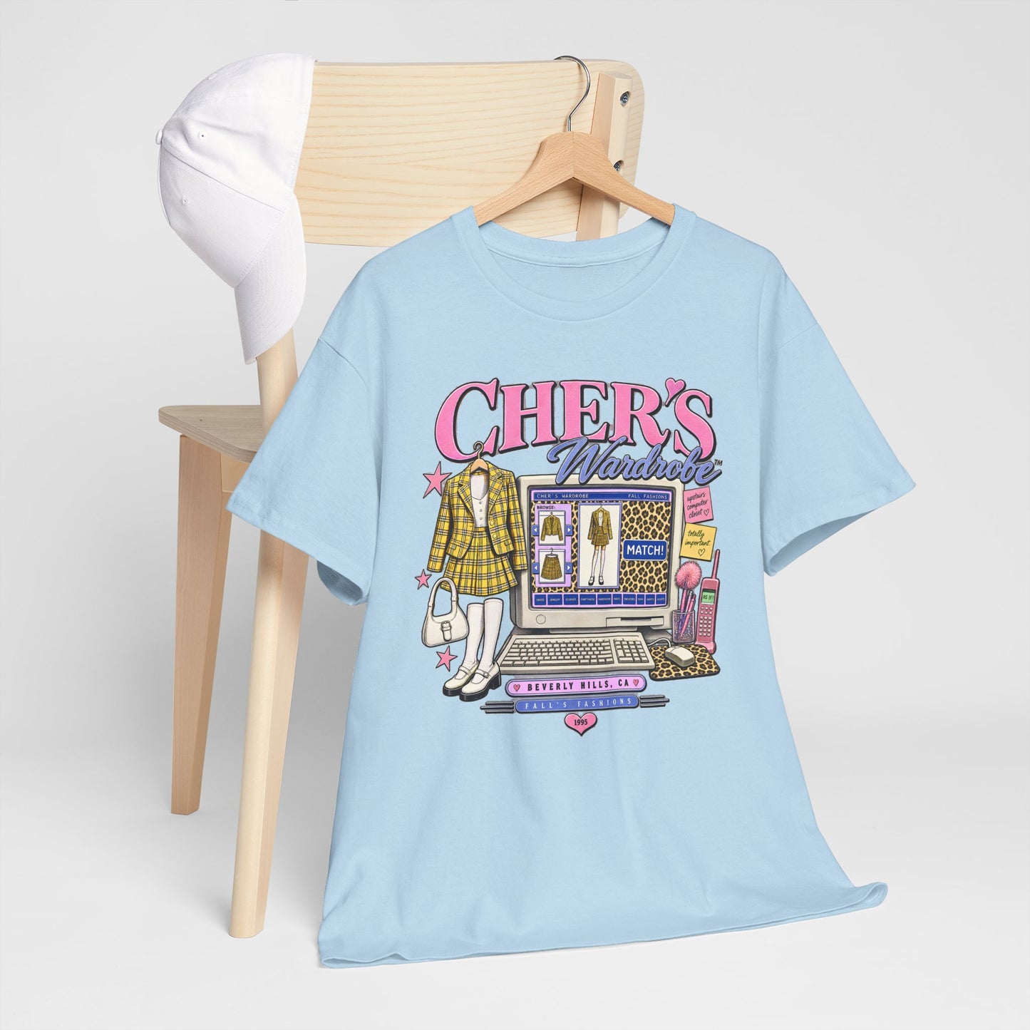Cher's Wardrobe Graphic Tee | 90s Movie Nostalgia