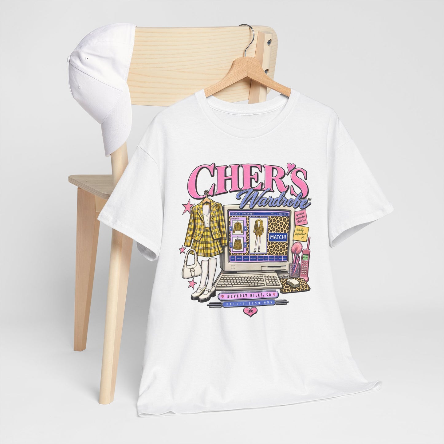 Cher's Wardrobe Graphic Tee | 90s Movie Nostalgia