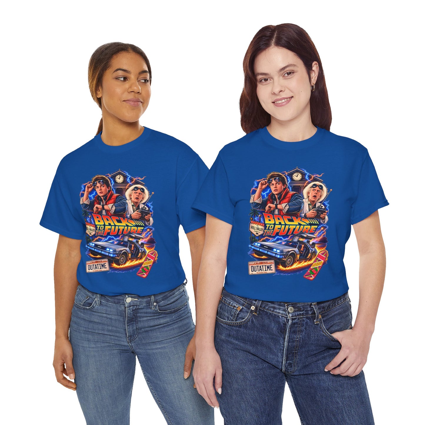 Retro Time Travel Movie Graphic Tee