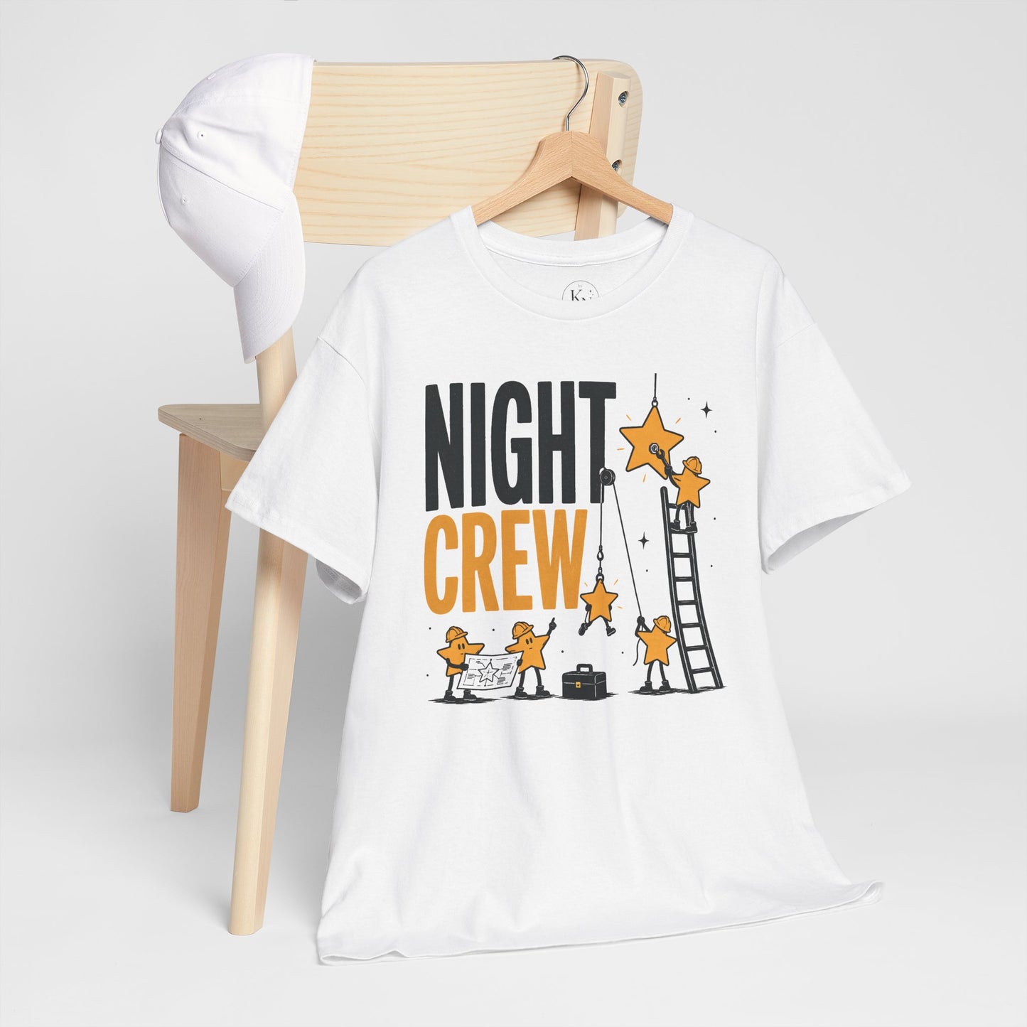 Night Crew Pop Art Tee — Stars Hanging Stars Graphic Tee