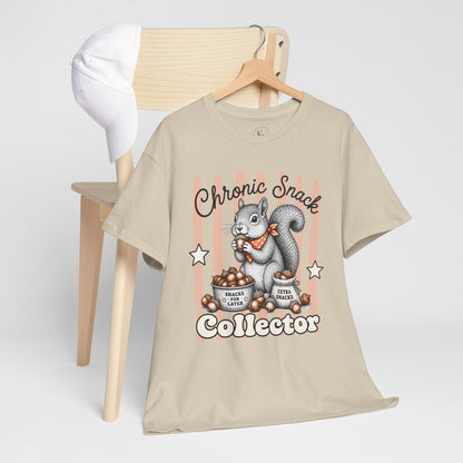 Chronic Snack Collector Retro Squirrel Graphic Tee