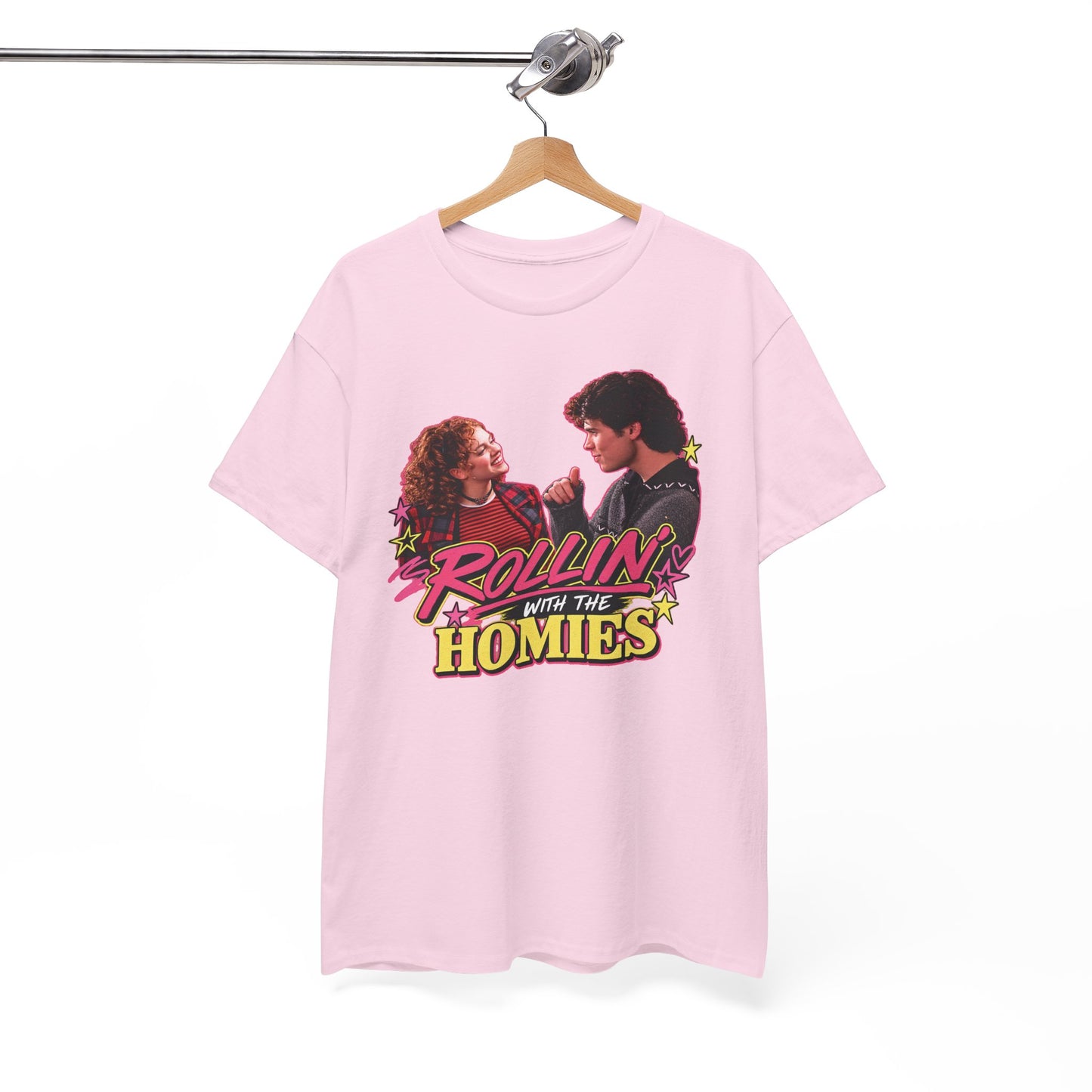 Rollin' With The Homies Tee | Retro Movie Quote Graphic Shirt