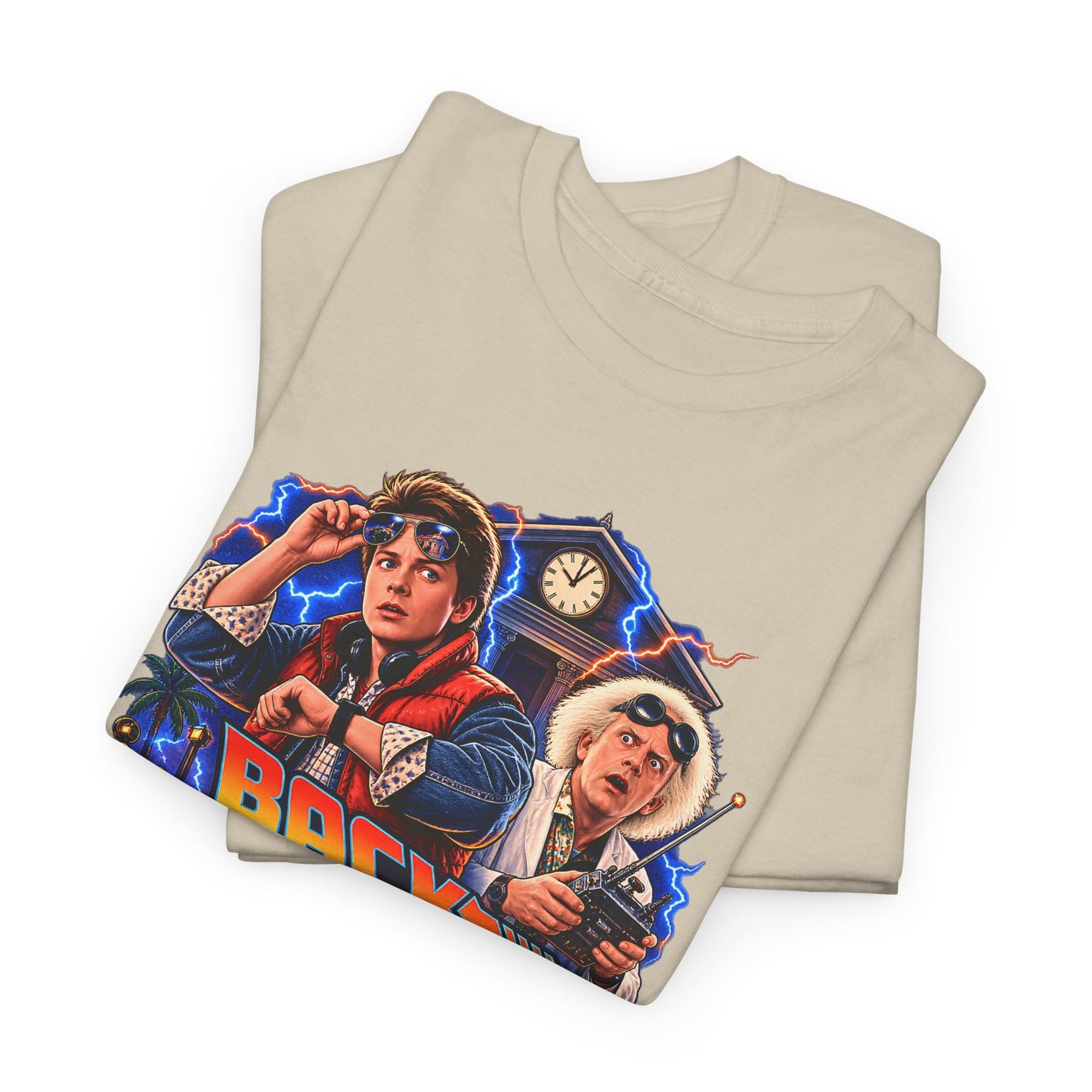 Retro Time Travel Movie Graphic Tee