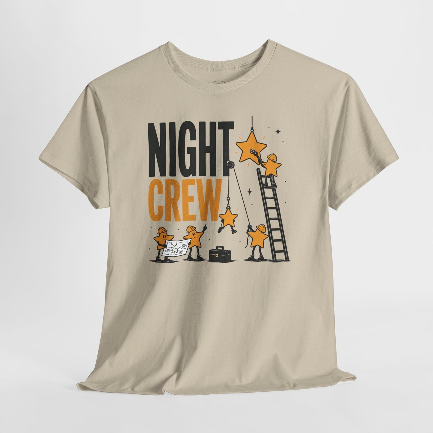 Night Crew Pop Art Tee — Stars Hanging Stars Graphic Tee