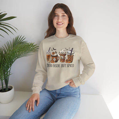 Dead Inside But Spiced Pumpkin Spice Latte Crewneck