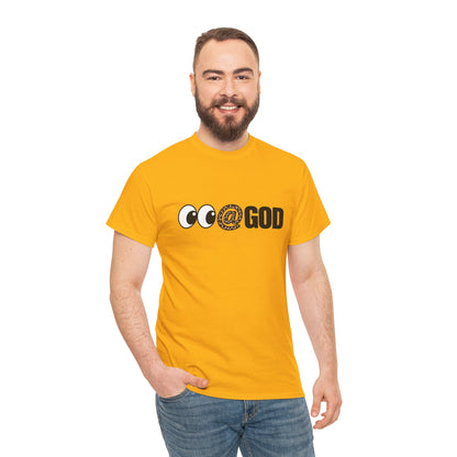 Look At God Leopard Print Graphic Tee