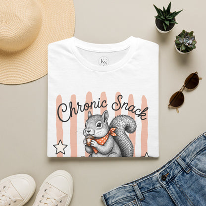 'Chronic Snack Collector' Squirrel Graphic Tee