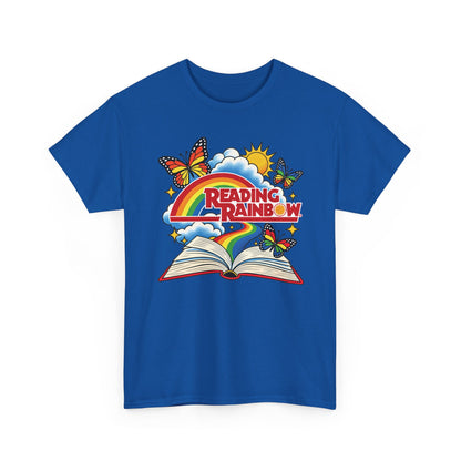 Rainbow & Butterflies Retro Book Graphic Tee