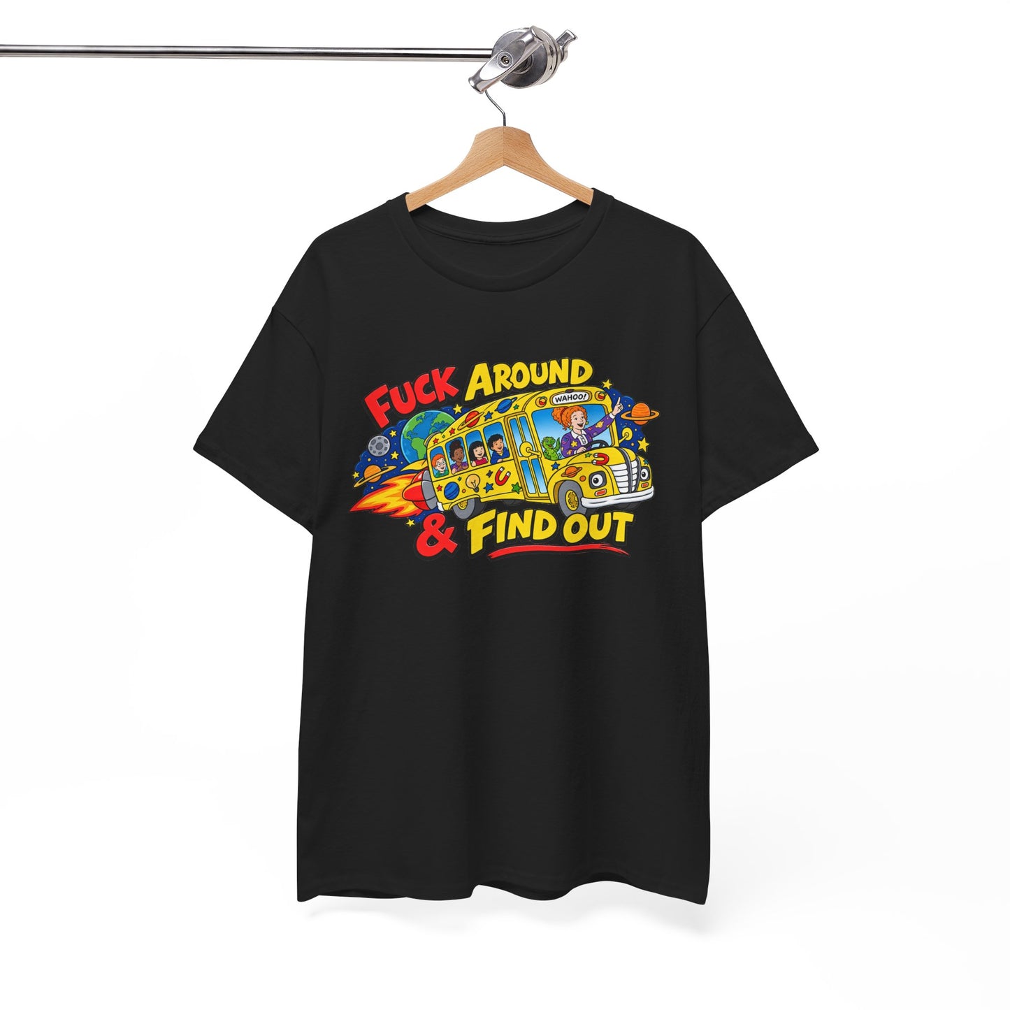 Fuck Around & Find Out Retro Comic Graphic Tee
