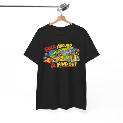 Fuck Around & Find Out Retro Comic Graphic Tee