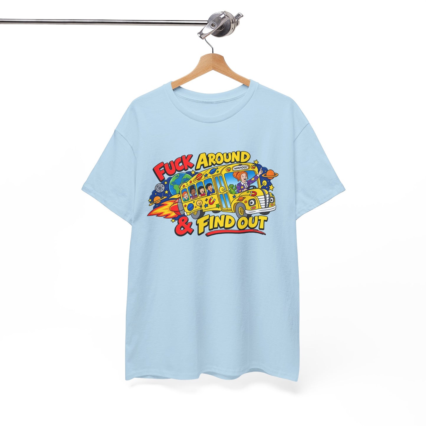 Fuck Around & Find Out Retro Comic Graphic Tee