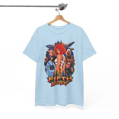 Retro Sci-Fi Character Collage Graphic Tee