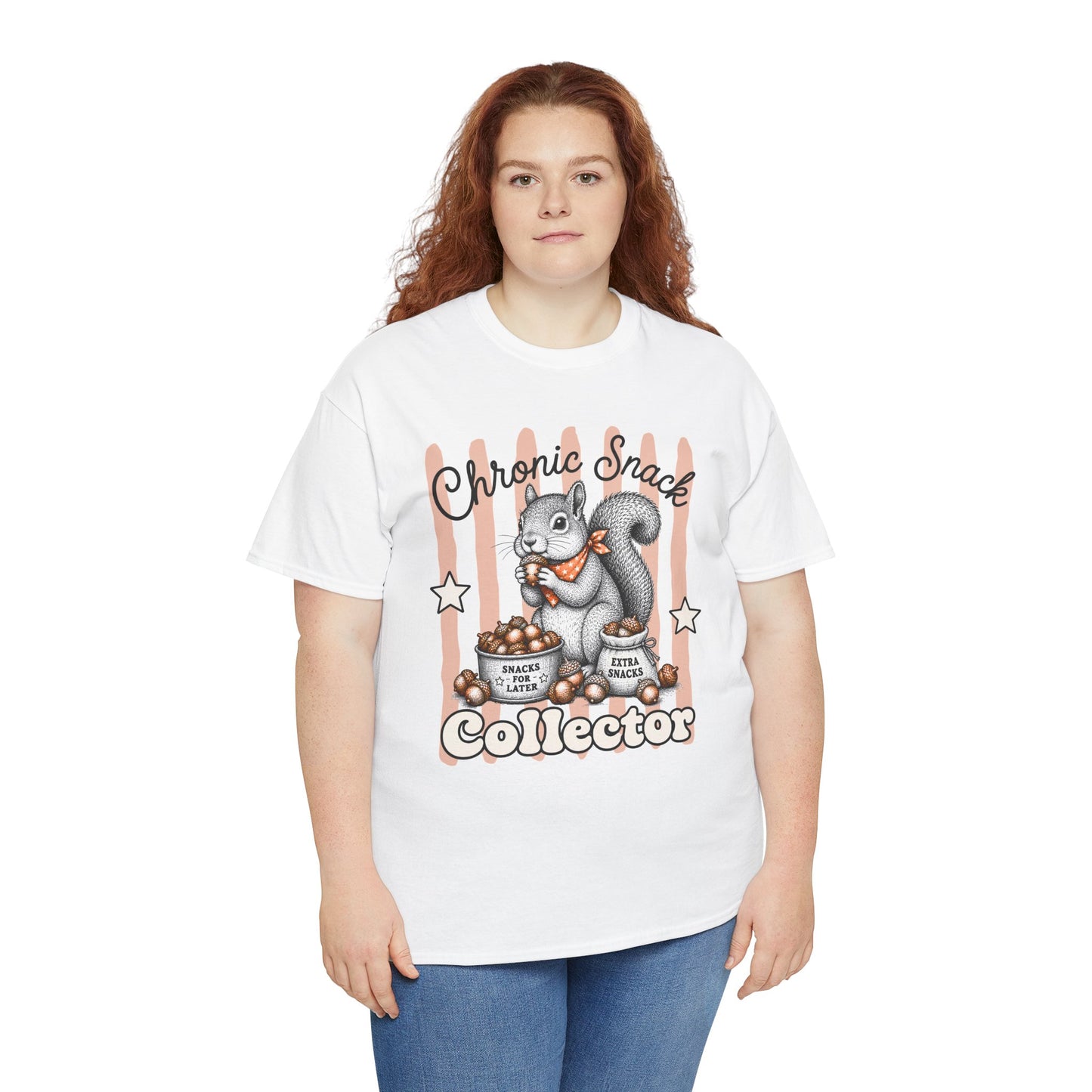 Chronic Snack Collector Retro Squirrel Graphic Tee