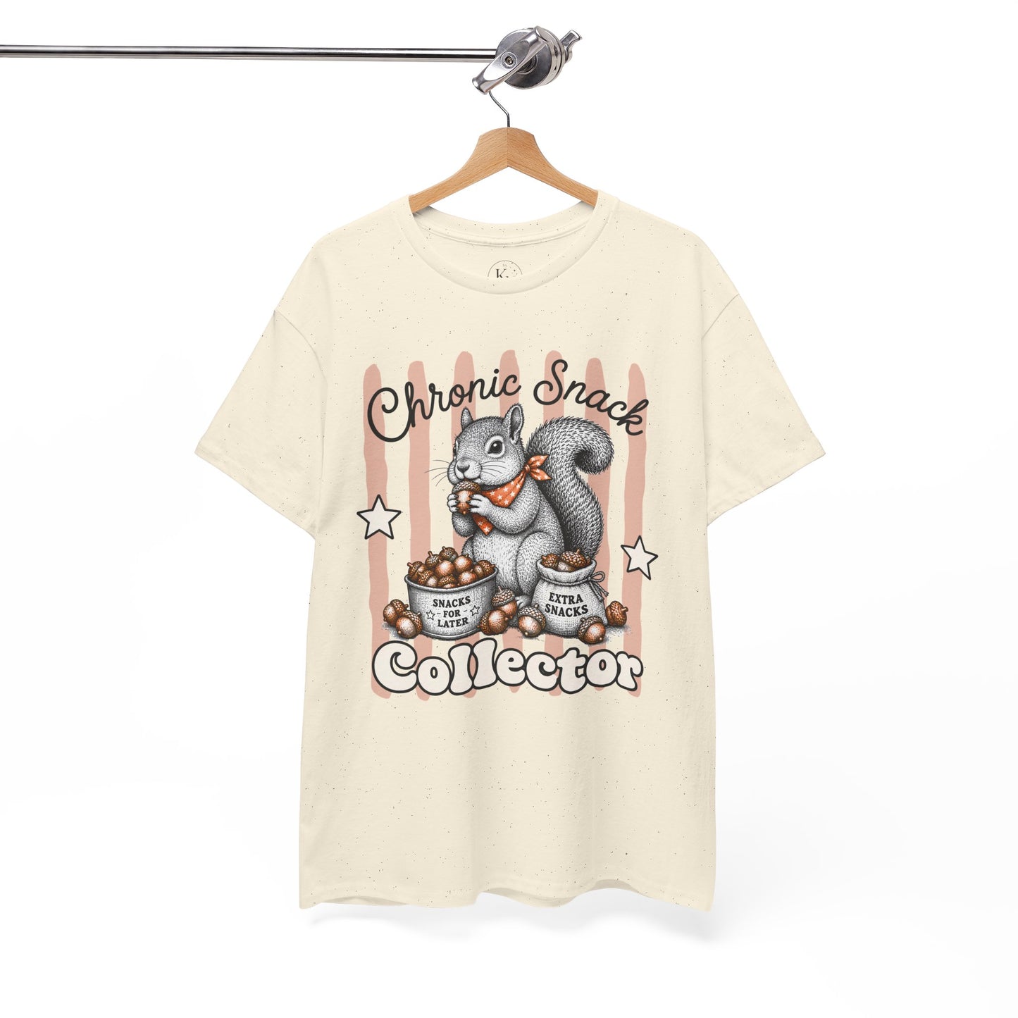 Chronic Snack Collector Retro Squirrel Graphic Tee