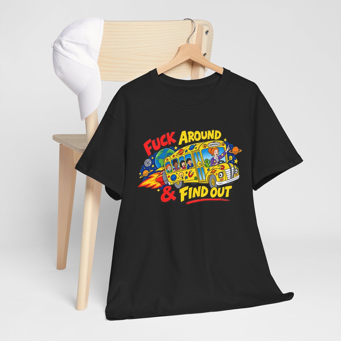 Fuck Around & Find Out Retro Comic Graphic Tee