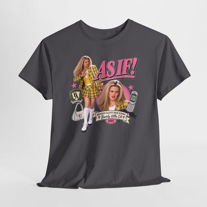AS IF! Retro 90s Graphic Tee