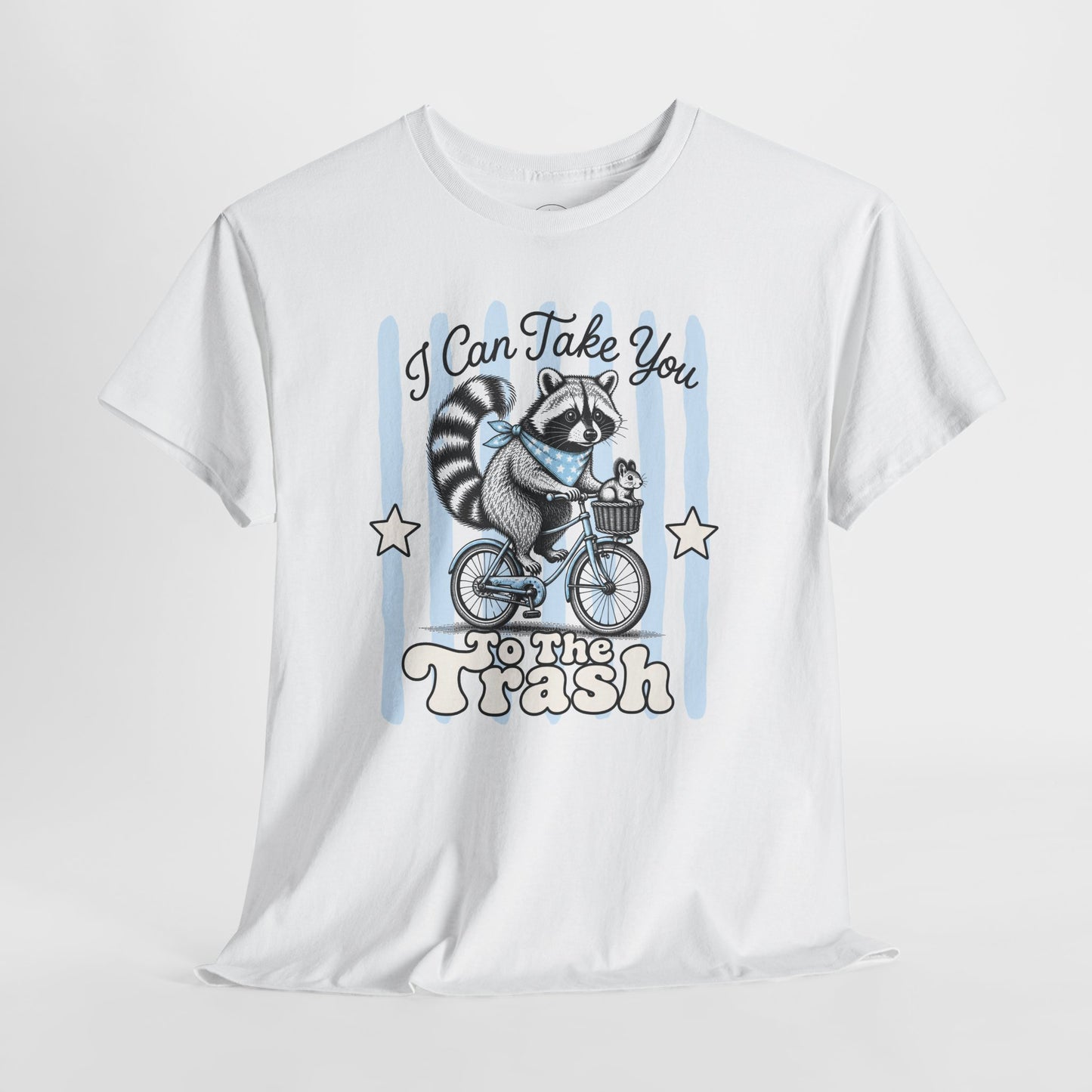 I Can Take You To The Trash Retro Raccoon Graphic Tee