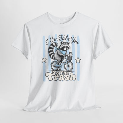 I Can Take You To The Trash Retro Raccoon Graphic Tee