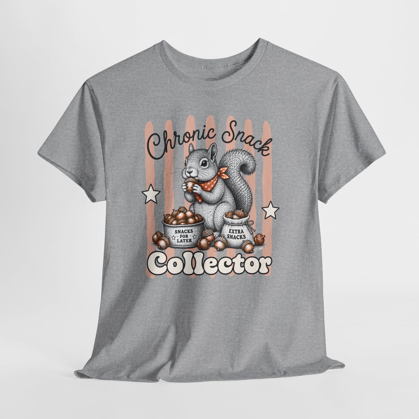 Chronic Snack Collector Retro Squirrel Graphic Tee