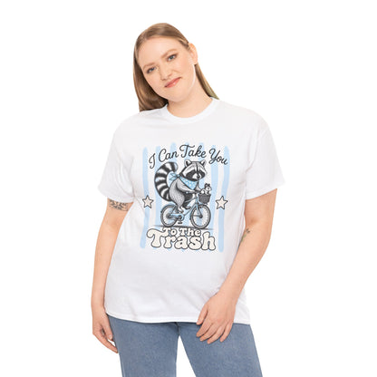 I Can Take You To The Trash Retro Raccoon Graphic Tee