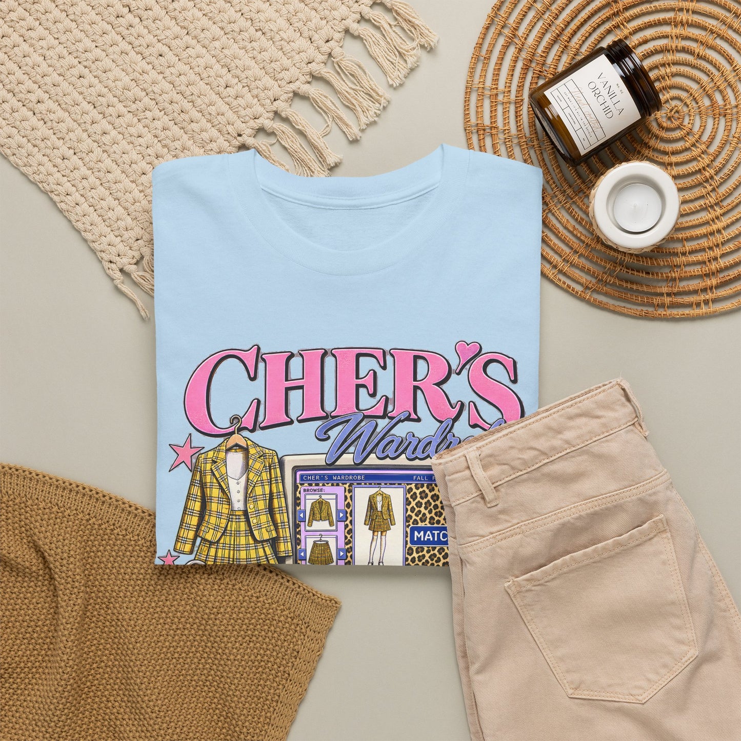 Cher's Wardrobe Graphic Tee | 90s Movie Nostalgia