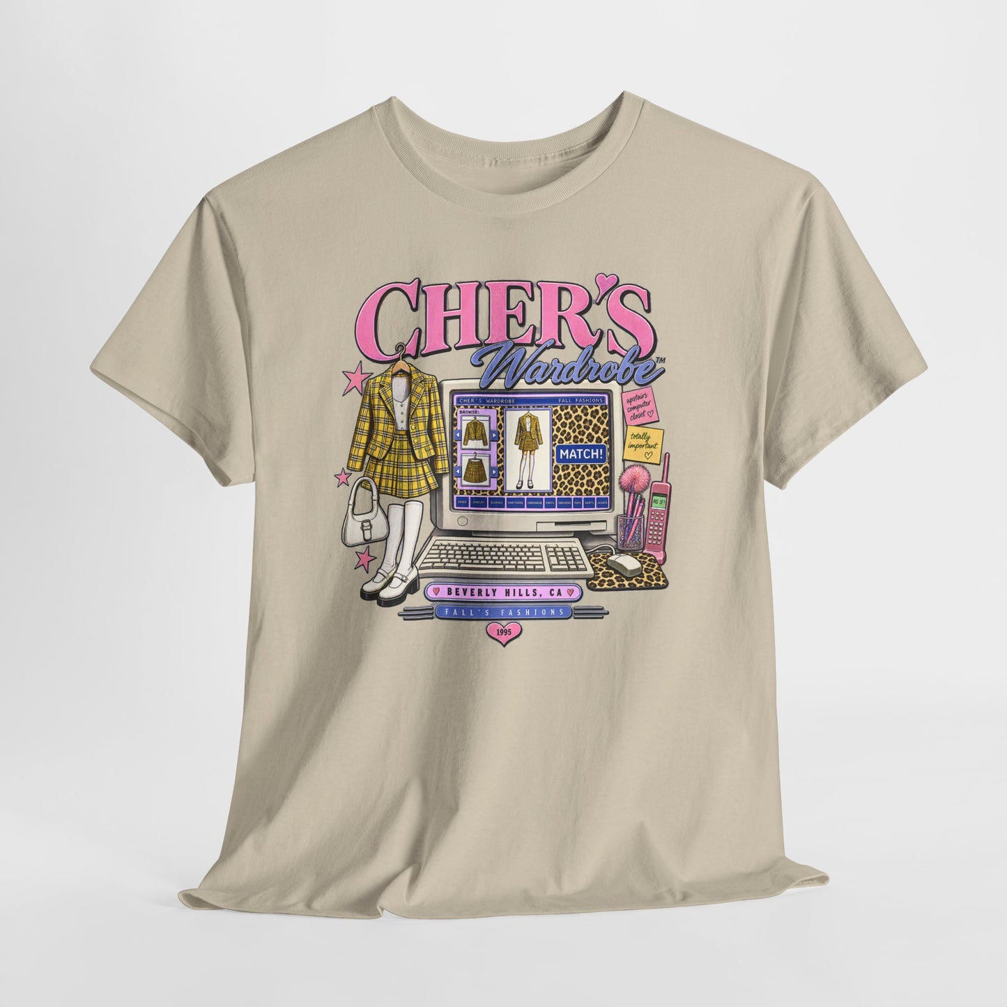 Cher's Wardrobe Graphic Tee | 90s Movie Nostalgia