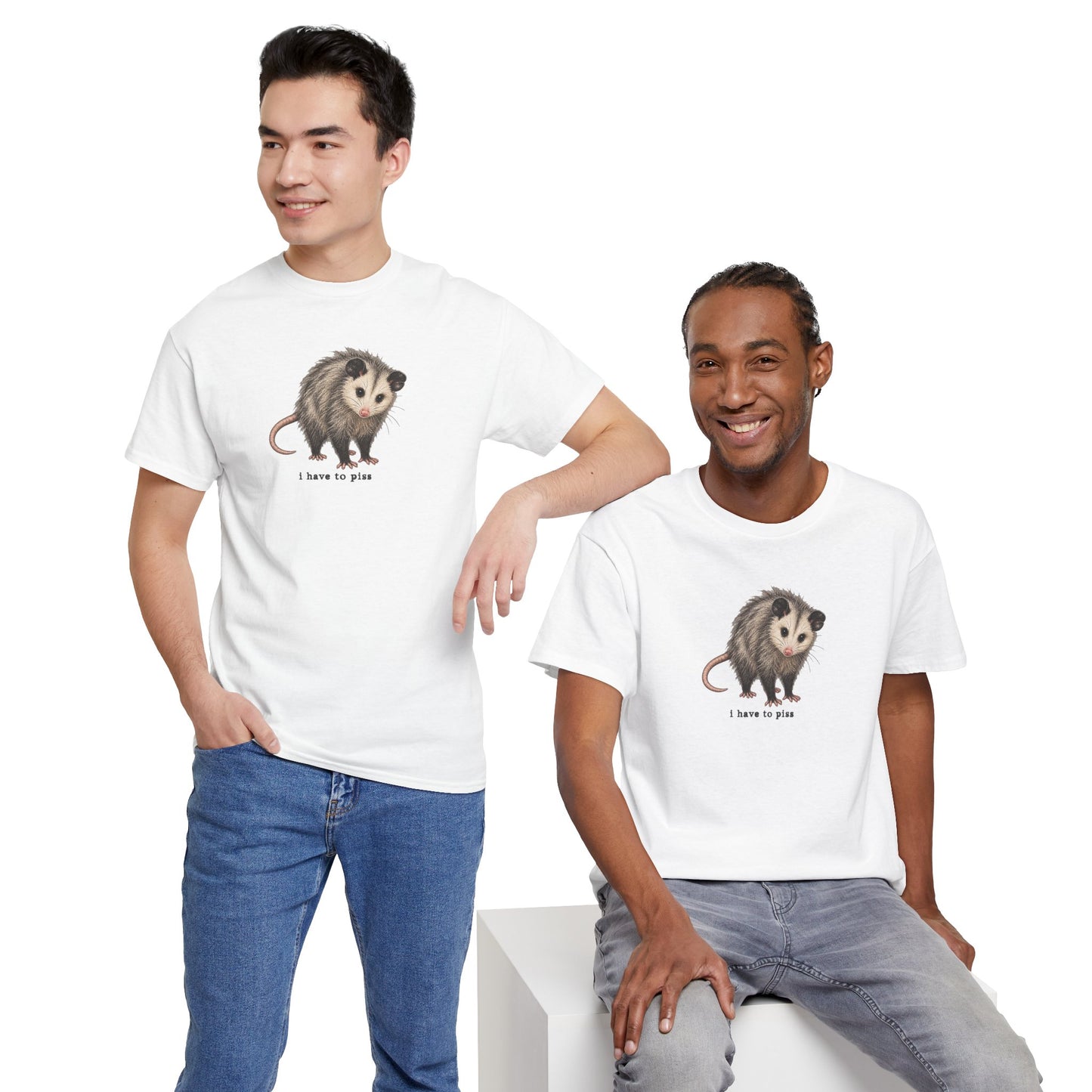 I Have To Piss Possum Graphic Tee