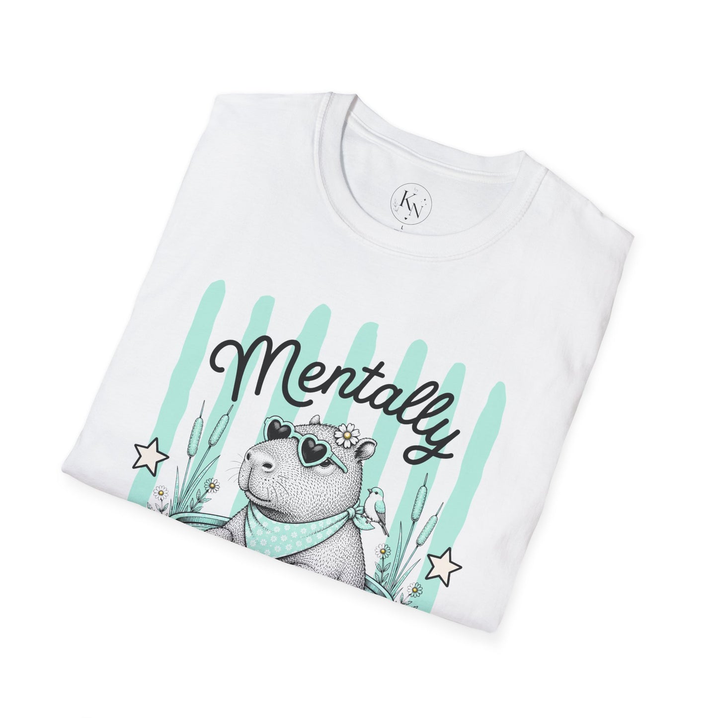 'Mentally Floating' Capybara Graphic Tee