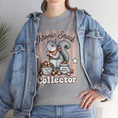 Chronic Snack Collector Retro Squirrel Graphic Tee