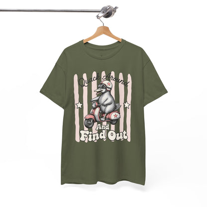 Quack Around and Find Out Retro Duck Graphic Tee
