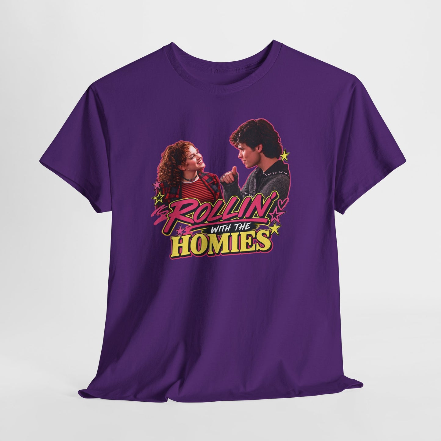Rollin' With The Homies Tee | Retro Movie Quote Graphic Shirt