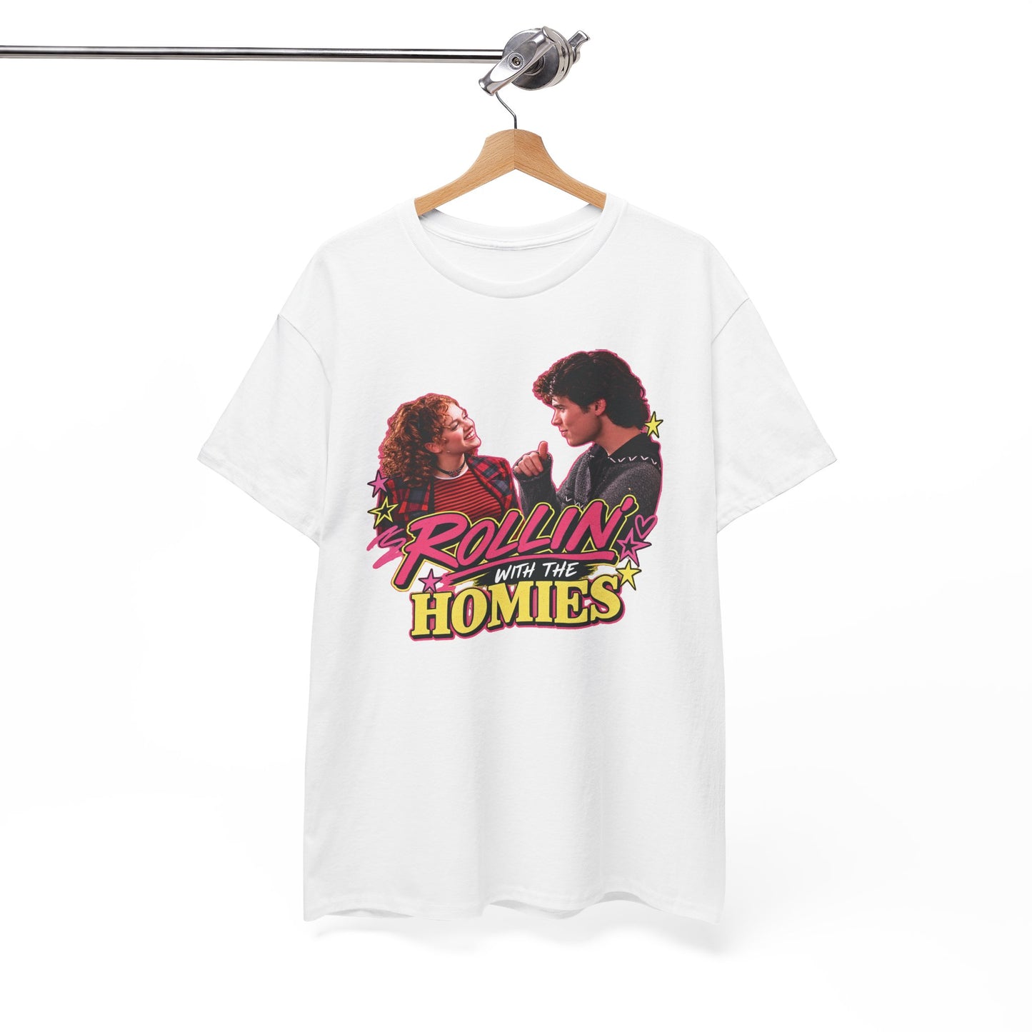 Rollin' With The Homies Tee | Retro Movie Quote Graphic Shirt