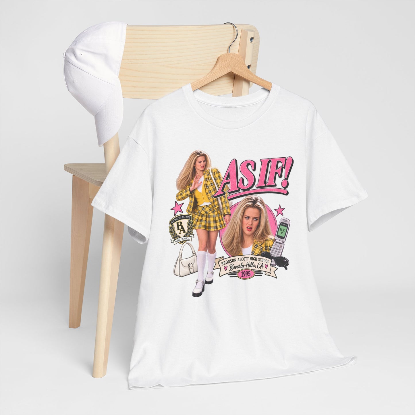 AS IF! Retro 90s Graphic Tee