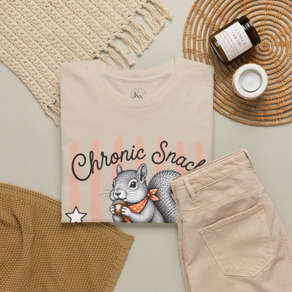 Chronic Snack Collector Retro Squirrel Graphic Tee