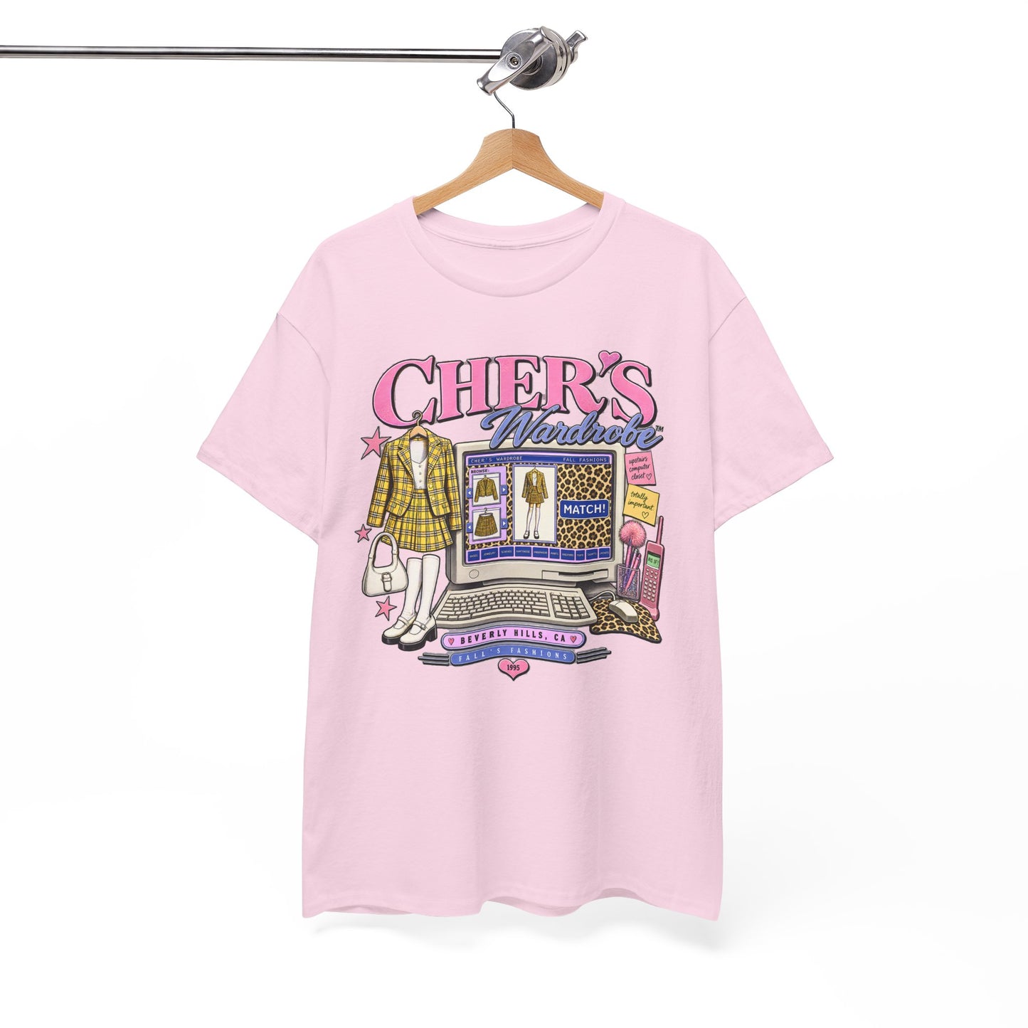 Cher's Wardrobe Graphic Tee | 90s Movie Nostalgia