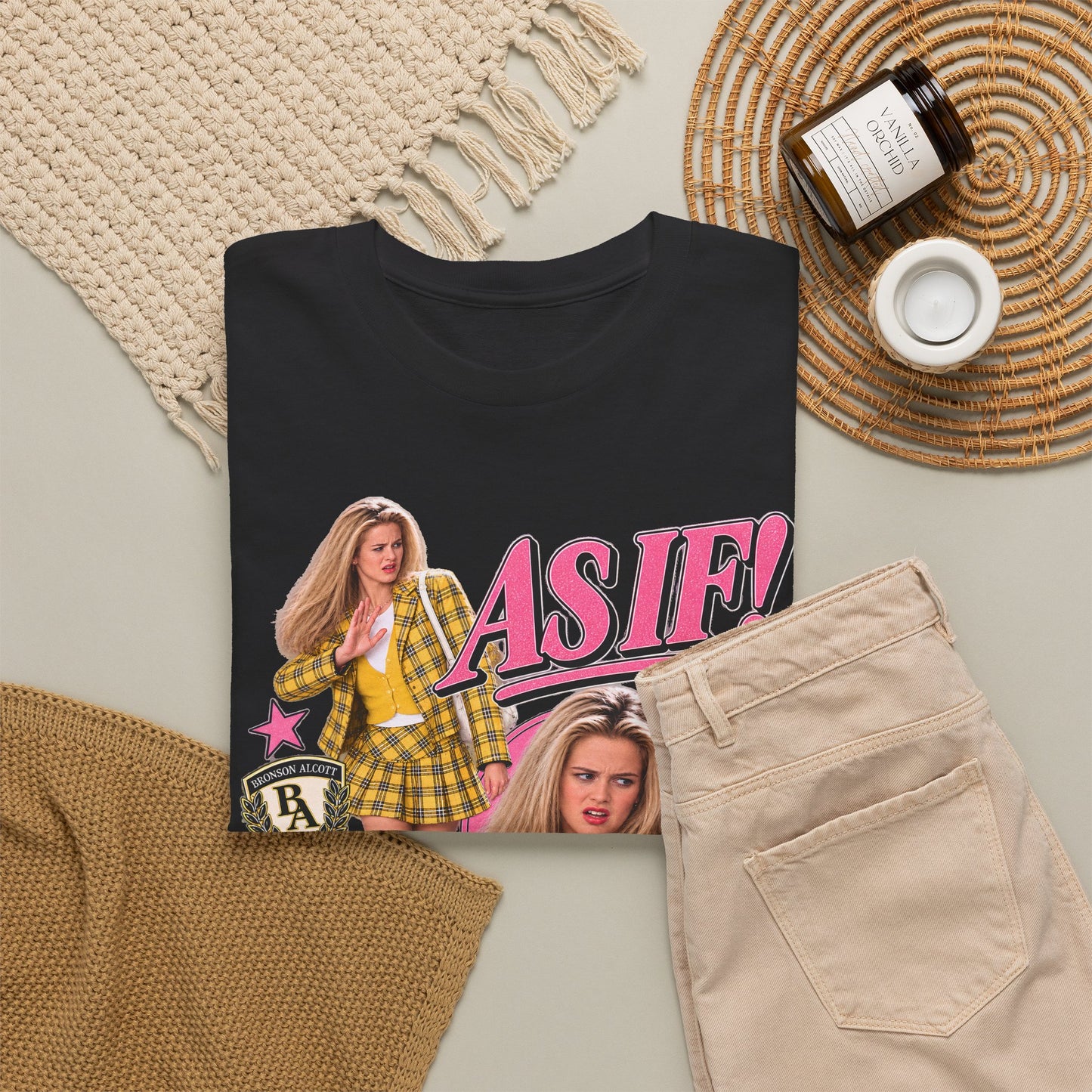 AS IF! Retro 90s Graphic Tee