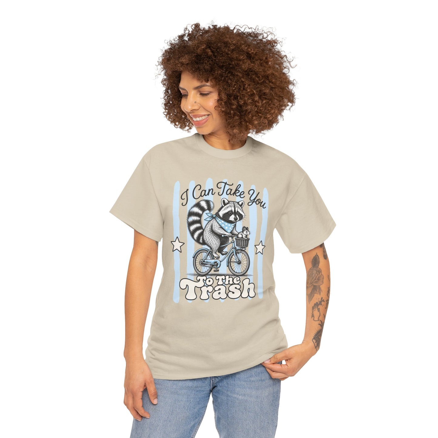 I Can Take You To The Trash Retro Raccoon Graphic Tee