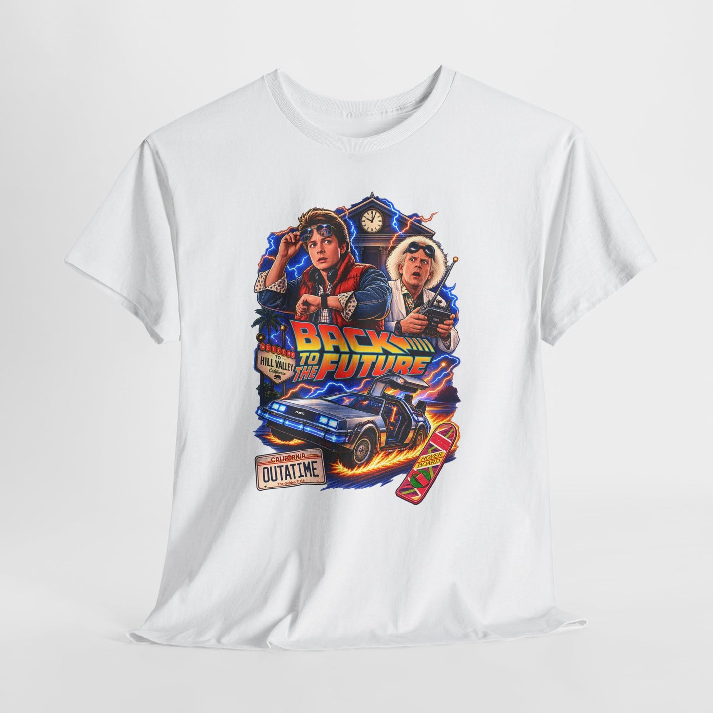 Retro Time Travel Movie Graphic Tee