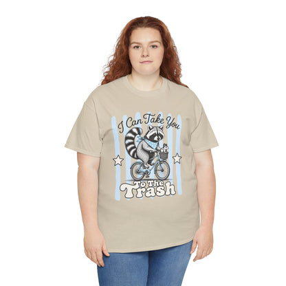I Can Take You To The Trash Retro Raccoon Graphic Tee