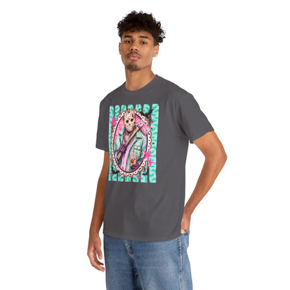 Jason Portrait Tee — Colorful Spooky Horror Shirt