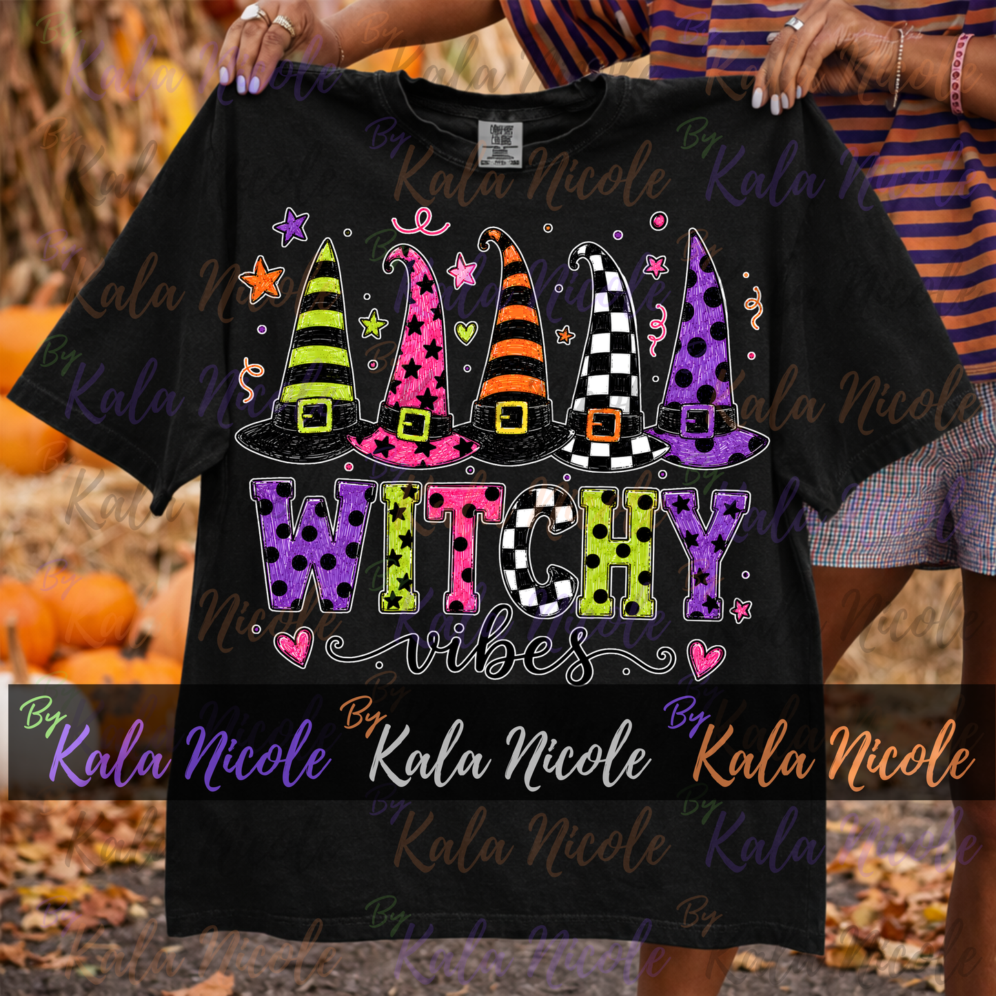 Witchy Vibes PNG Bundle | Trendy Halloween PNG | Fall PNG | Cute Witch Clipart (Digital Download)