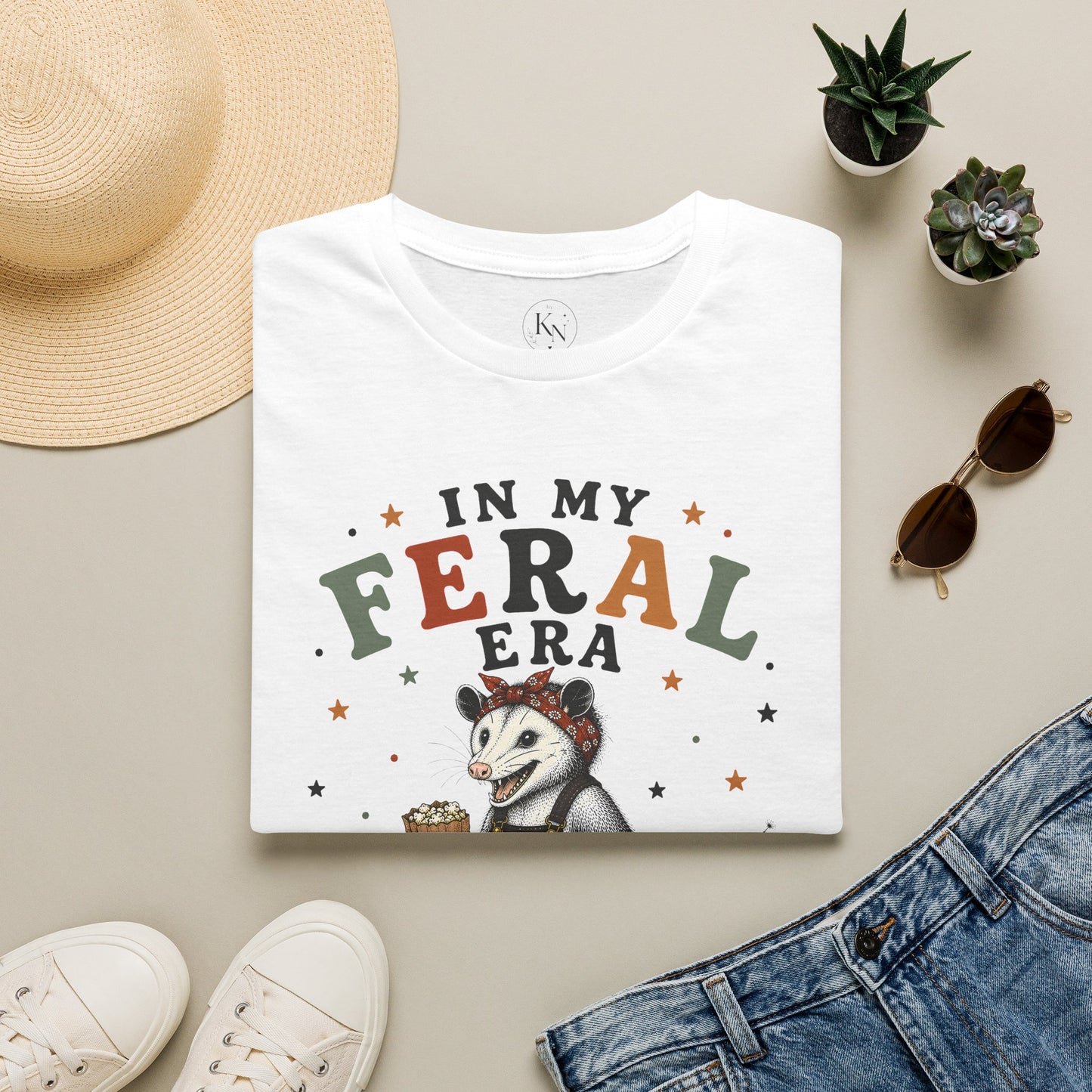 'In My Feral Era' Possum Graphic Tee