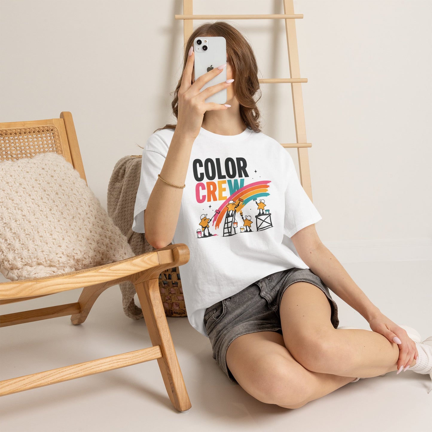 Color Crew Pop Art Tee — Stars Painting the Sky Graphic Tee