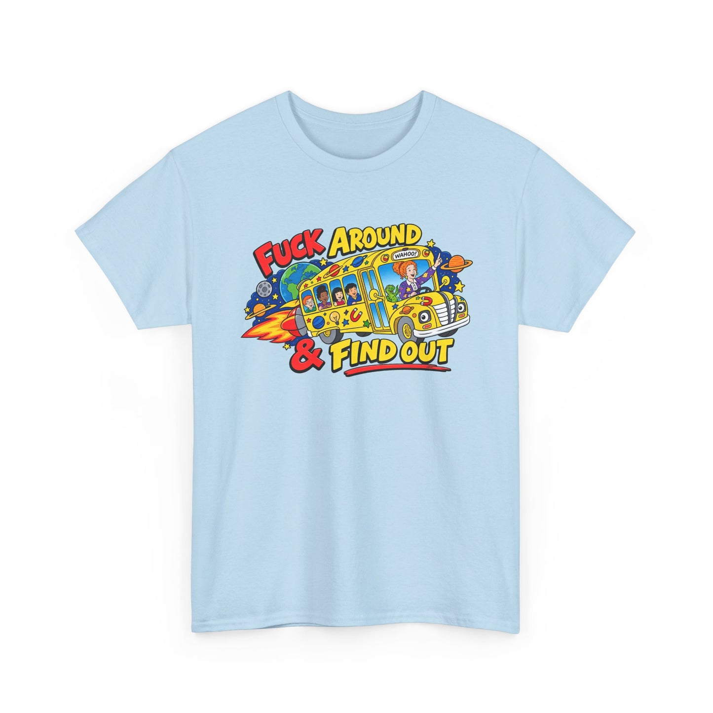 Fuck Around & Find Out Retro Comic Graphic Tee