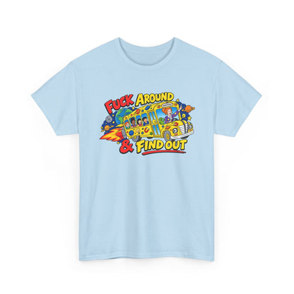 Fuck Around & Find Out Retro Comic Graphic Tee