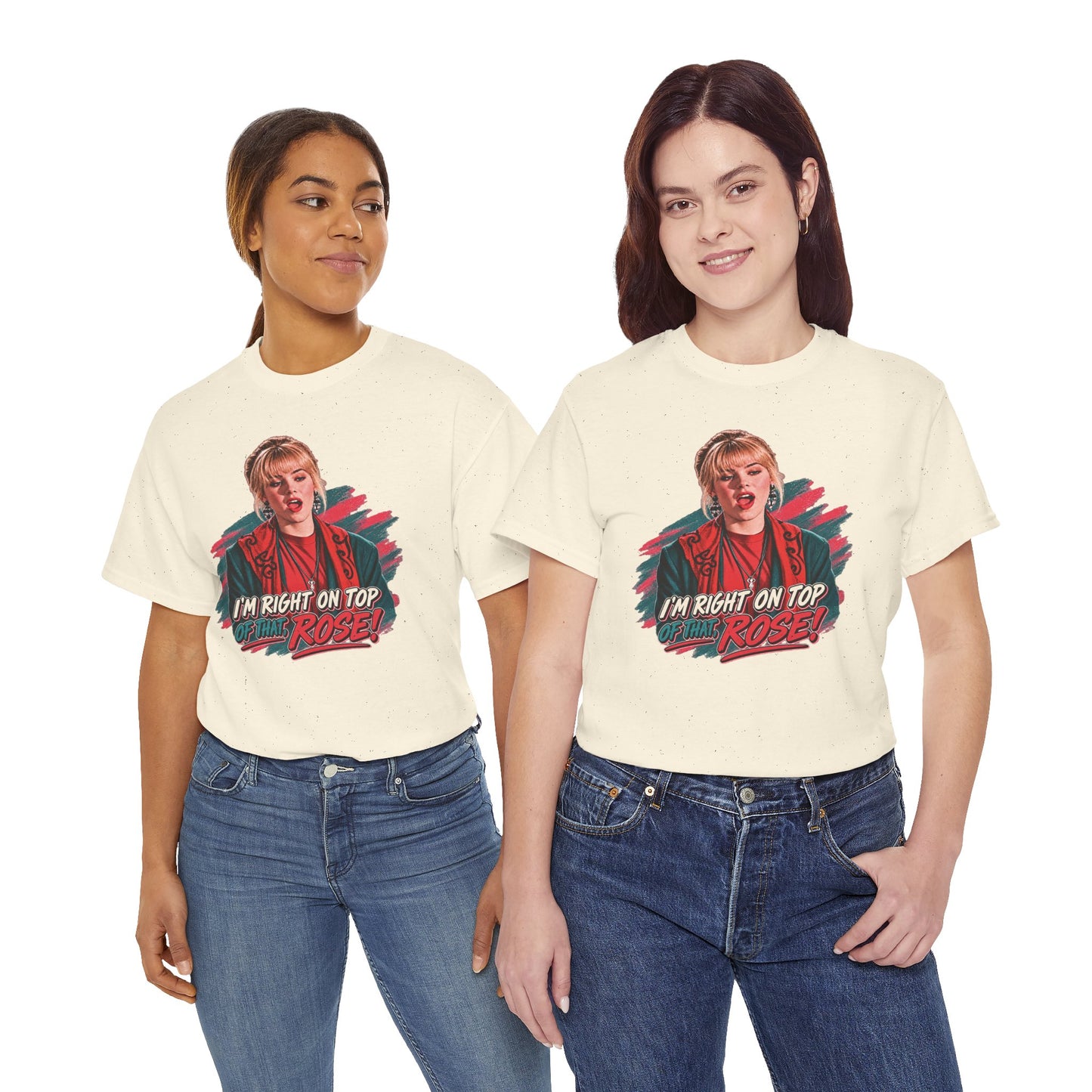 Right On Top of That Rose Graphic Tee