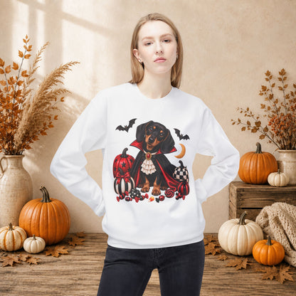 Dachshund Vampire Halloween Sweatshirt