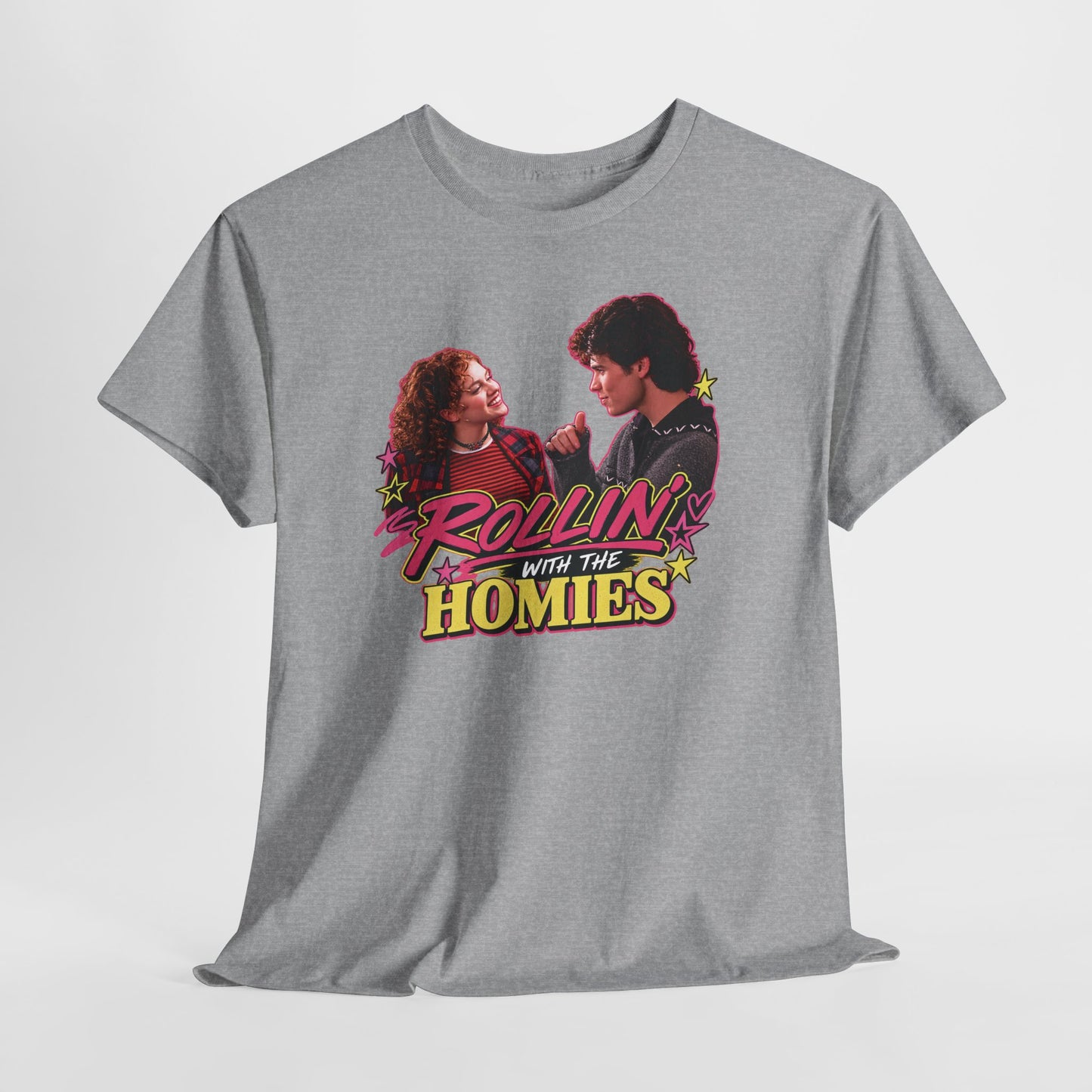 Rollin' With The Homies Tee | Retro Movie Quote Graphic Shirt