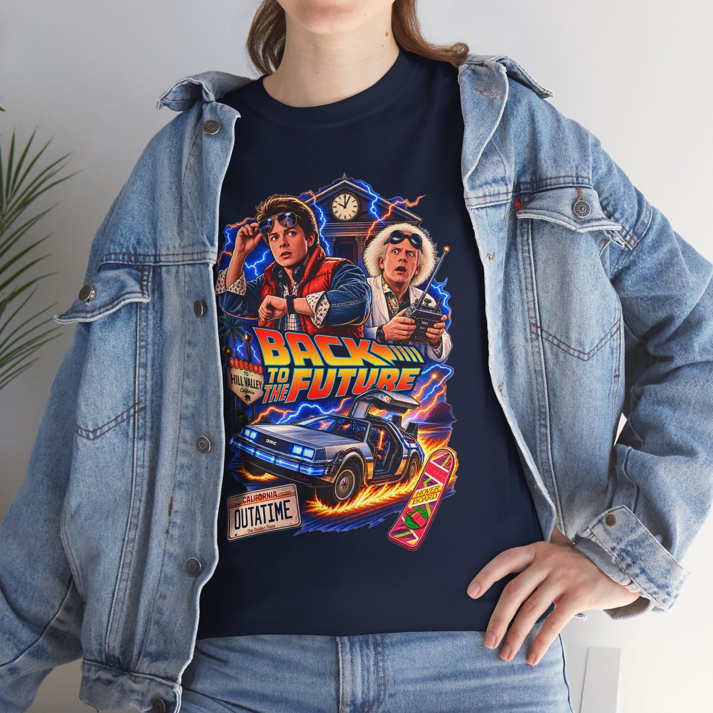 Retro Time Travel Movie Graphic Tee